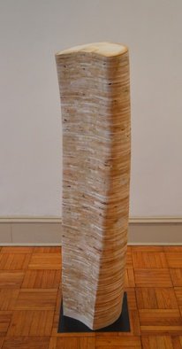 Mircea  Popescu; Wings II, 2014, Original Sculpture Mixed, 16 x 57 inches. Artwork description: 241                Abstract, Postmodern, Minimalism, Mixed media           Postmodern, Minimalism, Mixed media               Wood and plaster            ...