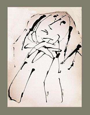 Mikhail Priorov; Woman, 2013, Original Drawing Other,   inches. Artwork description: 241  Lonely Woman   ...