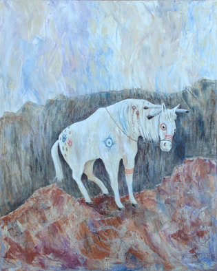 Mr. Dill; Painted Pony, 2013, Original Painting Acrylic, 24 x 30 inches. Artwork description: 241  pony, horse, native american, western, wild west      ...