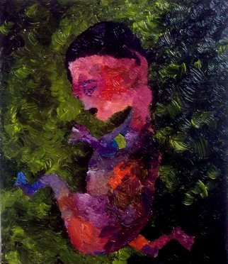 Benjamin Farkas; Baby Dictator, 2014, Original Painting Oil, 17 x 20 cm. Artwork description: 241    oil, wood, baby, dictator   ...