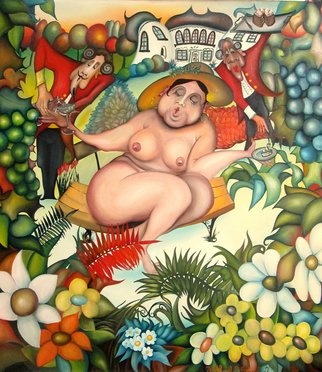 Jan Skorka; The Abundance, 2015, Original Painting Oil, 90 x 80 cm. 