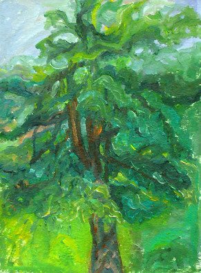 Zsuzsa Naszodi; Dancing Tree, 2007, Original Painting Oil, 30 x 40 cm. Artwork description: 241  oil on paper ...