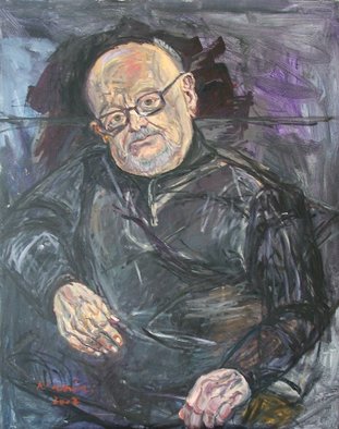 Zsuzsa Naszodi; Peter Popper, 2007, Original Painting Oil, 92 x 115 cm. 