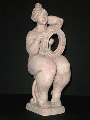 Natalia Shapira; The Mirror17X6X7, 2004, Original Sculpture Ceramic, 17 x 7 inches. Artwork description: 241    Classic Sculpture   ...
