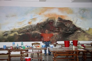 Nick-Dumitru Vladulescu; Making Of The Hill , 2010, Original Mixed Media, 13.3 x  m. Artwork description: 241         3D mural         ...