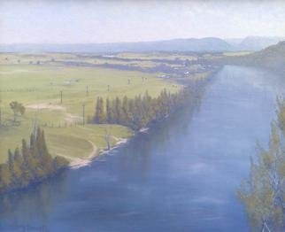 Terry Dower;  Hawkesbury River, 2013, Original Painting Oil, 90 x 80 cm. Artwork description: 241      Oil on board               ...