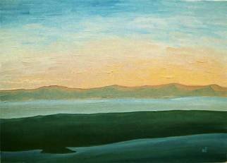 Nikica Cvrljak; Landscape 21, 2010, Original Painting Oil, 70 x 50 cm. Artwork description: 241 In this series of paintings I have reduced familiar landscapes to its essence sea, sky and a sliver of land. ...