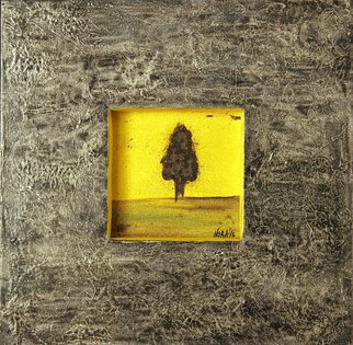 Nora Franko; SOLD Castle View, 2016, Original Painting Oil, 16 x 16 inches. Artwork description: 241 Original Oil Painting on Gallery Wrapped Canvas. Unique Shadow box insert. Solitude...