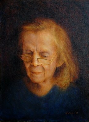 Ron Ogle; My Mother At 89, 2011, Original Painting Oil, 9 x 12 inches. Artwork description: 241                                OCEANIt dreams in the deepest sleep, it remembers the storm    last month or it feels the far stormOff Unalaska and the lash of the sea rain.It is never mournful but wise, and taKes the magical    misrule of the steep worldWith strong tolerance, its ...