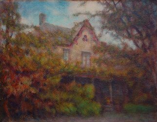 Ron Ogle; The Blake House, 2009, Original Painting Oil, 14 x 11 inches. Artwork description: 241 The Blake House. A fine and fancy old home - so cool in the summertime - southern Buncombe County, North Carolina. ...