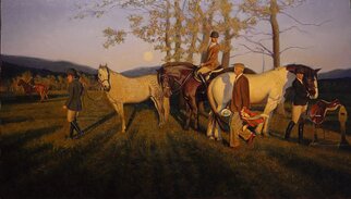 Tim Tyler; Horse Fair, 2023, Original Painting Oil, 30 x 52 inches. Artwork description: 241 this work speaks for itself...