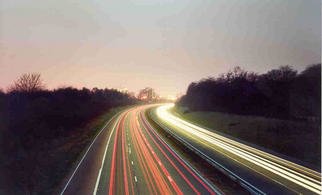 Paul Woods; M57 At Night 1990, 2002, Original Photography Color,   inches. Artwork description: 241 An image taken on an evening in 1990 of the M57 nightscape looking towards Kirkby in Liverpool...