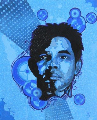 Eduardo Acevedo; Astrometaform Me, 2009, Original Painting Acrylic, 20 x 20 inches. Artwork description: 241          acrylic on canvas .          ...