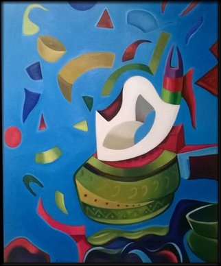 Peter Tovar; Exploiting Jar, 2014, Original Painting Oil, 24 x 36 inches. 