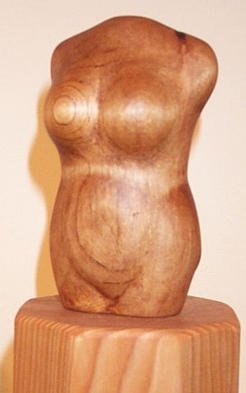 Phil Parkes; Ruby, 2003, Original Sculpture Wood, 3 x 10 inches. 