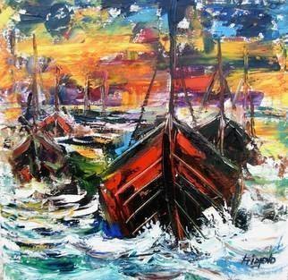 Vicente  Gimeno Ripoll; Marine, 2014, Original Aceite en colores pastel, 60 x 60 cm. Artwork description: 241 OIL ON SCREEN PERFORMED IN SPATULA STYLE GYMNISM...