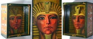 Olesya Novik; Pharaoh 3d, 2015, Original Mixed Media, 28 x 34 cm. Artwork description: 241     pharaoh, 3d picture, three- dimensional image, optical illusion, living picture, unique painting, exclusive , luxury, 3d art, resin,        ...