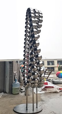 Plamen Yordanov; Pearl INFINITY, 2020, Original Sculpture, 9 x 5 feet. Artwork description: 241 Perl Infinity is based on Mobius Strip...