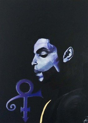 Joshua Polk; PolkTheArtist Purple Rain..., 2016, Original Painting Oil, 36 x 48 inches. Artwork description: 241  This is my tribute piece to the great late Prince. His music and diversity has bought so much culture and energy to music. He has broken barriers that many cannot fathom to understand. Thank you for your contribution to life as well as your legendary contribution in ...