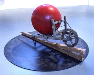 Tom Curtis; The Sacrilege Of Sisyphus, 2007, Original Sculpture Mixed, 96 x 48 inches. 