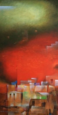 Prabha Shah, Requiem, 2011, Original Painting Oil, size_width{COLOUR_MY_MIND-1415775531.jpg} X 30 inches