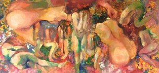 Rachael Freels; Ten Figures, 2012, Original Painting Oil, 26 x 48 inches. Artwork description: 241    sex trafficking awareness    ...