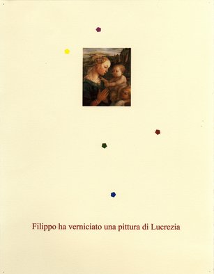 Robert Arnold; Filippo Ha Verniciato Una..., 2006, Original Printmaking Monoprint, 8.5 x 11 inches. Artwork description: 241  Ink on paper. ...