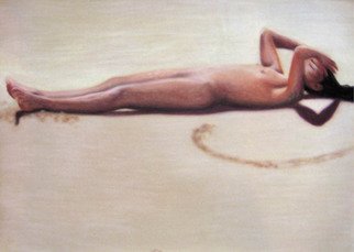 Rebeca Calvogomez; Felicidad I, 2010, Original Pastel, 30 x 20 inches. Artwork description: 241 Happiness, sometimes ephemeral, sometimes eternal; I find you in the sun, the sky, the wind, and the sand in all the smells, touches and visual caresses.    ...