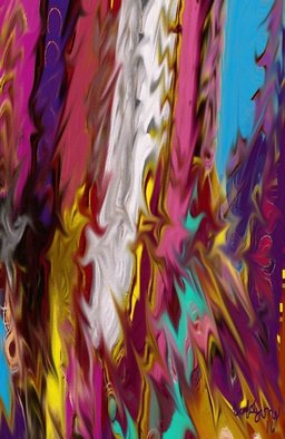 Robert Bobby Lyons;  U  NAME IT, 2016, Original Digital Art, 4 x 12 inches. Artwork description: 241                            collection of colors                           ...