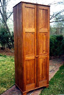  Rick Garner; Tall Cupboard, 1998, Original Furniture,   inches. 