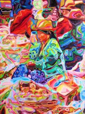 Rossana Currie; Potato Market, 2011, Original Painting Oil, 30 x 40 inches. Artwork description: 241  I love Indian markets with their glorious mix of colors and shapes   ...