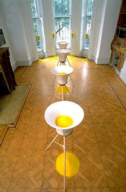 Leah Oates; PARADURA 2, 2002, Original Installation Indoor, 450 x  feet. Artwork description: 241 Installation of c- prints, artists books and sculpture...