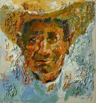 Robert Nizamov; Portrait, 2010, Original Painting Oil, 61 x 66 cm. Artwork description: 241  Nizamov Robert, Portrait, 2010, oil on canvas, 66x61cm...