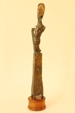 Rossen Stanoev; F 2, 1995, Original Sculpture Bronze, 8 x 45 cm. Artwork description: 241 bronze sculpture, contemporary Bulgarian sculpture, Rossen Stanoev, Bulgarian art, sculpture, ...