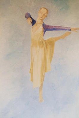 Ron Wilkinson; Dancing On Air, 2003, Original Painting Acrylic, 18 x 24 inches. Artwork description: 241 Commissioned PortraitNow located in Tonbridge Wells UK...