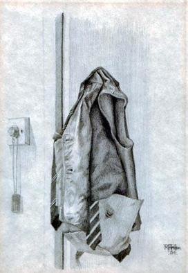 Ron Wilkinson; Dog Tag, 1984, Original Drawing Pencil, 8 x 10 inches. 