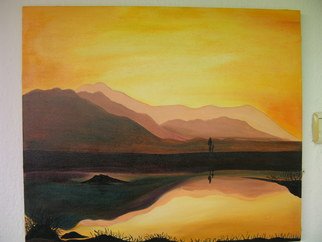 Rosica Simeonova; Sunset, 2012, Original Painting Oil, 60 x 70 cm. Artwork description: 241    oil painting   ...