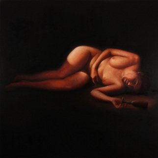 Sampo Kaikkonen; Nocturne, 2009, Original Painting Oil, 140 x 140 cm. 