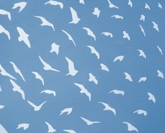 Scott Mackenzie; Birds, 2016, Original Painting Oil, 20 x 16 inches. Artwork description: 241  I love seeing a large flock of birds move across the sky and this painting shows the joy of this movement.  ...