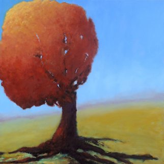 Shanee Uberman; SUNTREE, 2012, Original Painting Oil, 36 x 36 inches. Artwork description: 241  it' s autumn on the east coast. . . lucky in d. c. , we were not damaged by bad storms. . . here is a sunlit fantasy tree. . . soothing and alive   ...
