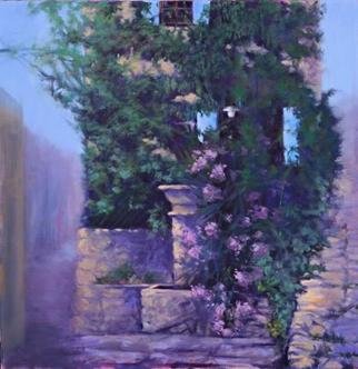 Shanee Uberman; THE HEART OF TOWN, 2013, Original Painting Oil, 24 x 24 inches. Artwork description: 241  Provence, the town is Saignon. an ancient village with ruins that date back many centuries. There is something so soothing and magical about a town that changes very little in thousands of years. The fountain in town flows with fresh spring water, always a gathering place for ...