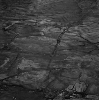 Steven Brown; River Bed, 2011, Original Photography Black and White, 16 x 16 inches. Artwork description: 241   water, black & white, nature, fine art, fine art photography, reductivism, minimilism    ...