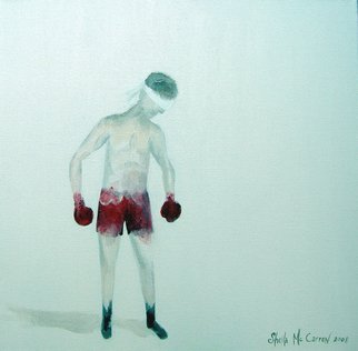 Sheila Mccarron; The Boxer, 2008, Original Painting Acrylic, 40 x 40 cm. 