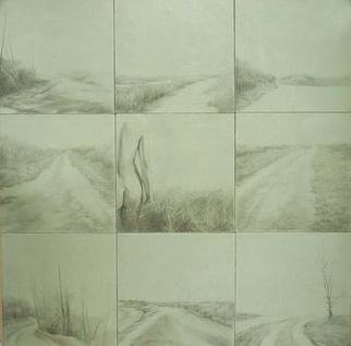 Shin-Hye Park, 'Landscape', 2005, original Drawing Pencil, 120 x 120  cm. 