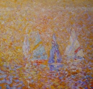Simon Blackwood; Sunfish 5, 2008, Original Painting Oil, 52 x 50 inches. 