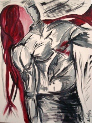 Sladjana Endt; When The Women Loves A Man, 2010, Original Painting Oil, 60 x 80 cm. 