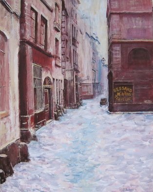 Slobodan Paunovic; Rue De Marmousets Paris 1865, 2017, Original Painting Acrylic, 16 x 20 inches. Artwork description: 241 OriginalI was inspired by past timeI hope that the viewers will feel that...