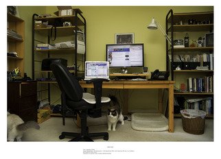 Paul Litherland; Family Workstations , 2007, Original Photography Color, 26 x 19 inches. Artwork description: 241   Family workstations is a series of portraits of the computer workstations of the artists extended family. Archival color inkjet photographs printed with pigment inks.   ...
