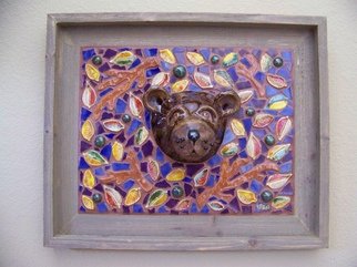 Suzanne Noll; Lil Smokie Brown Bear Fac..., 2009, Original Ceramics Other, 15 x 15 inches. Artwork description: 241    