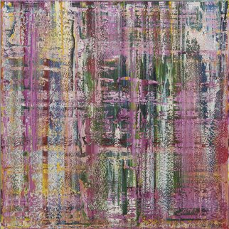 Spencer Rogers; Oil On Canvas 51, 2016, Original Painting Oil, 56 x 56 inches. Artwork description: 241 Large- scale abstract painting created by accumulating a multitude of layers and squeegees. ...
